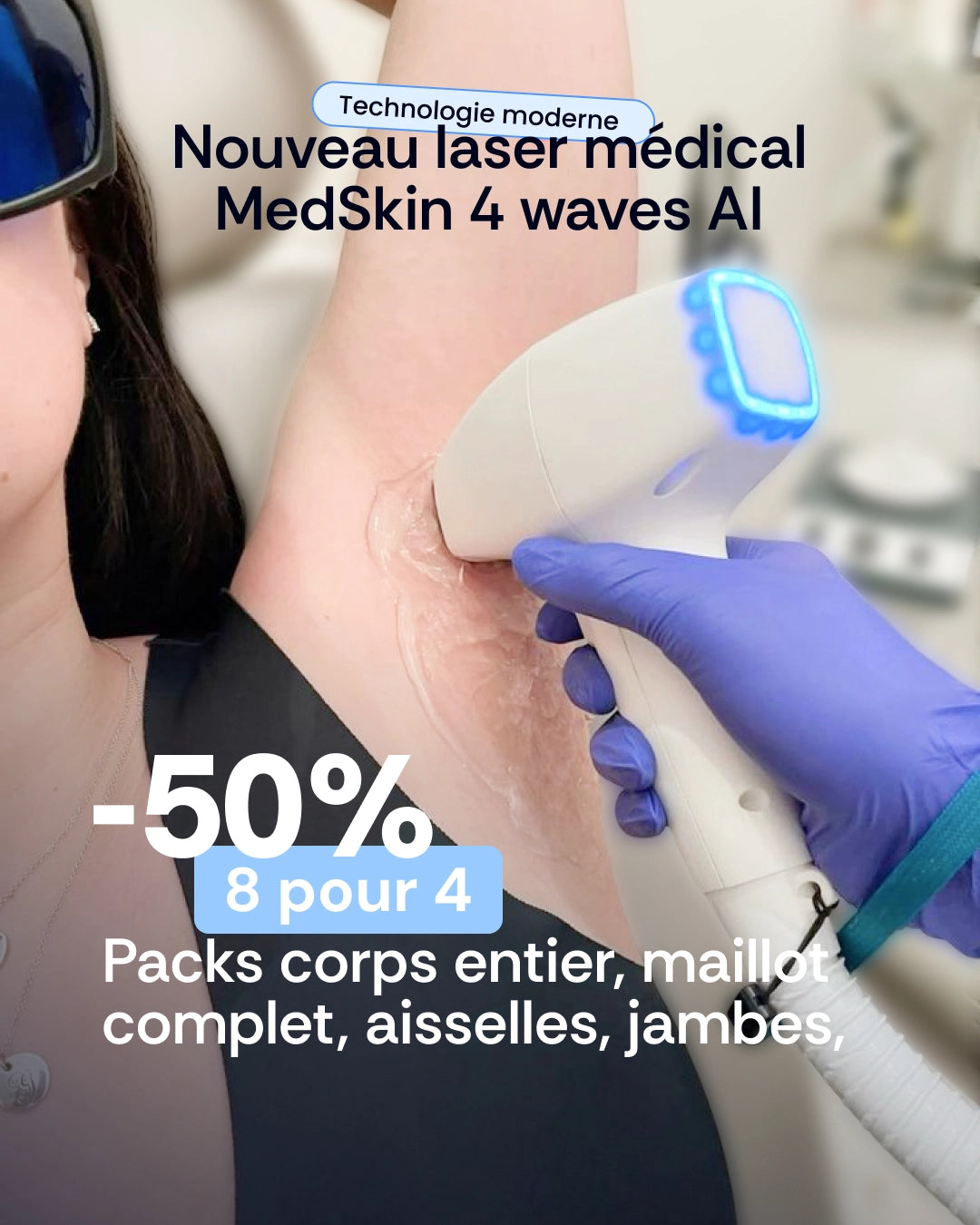 Ihr Paket für Laser-Haarentfernung bei – SSSKIN