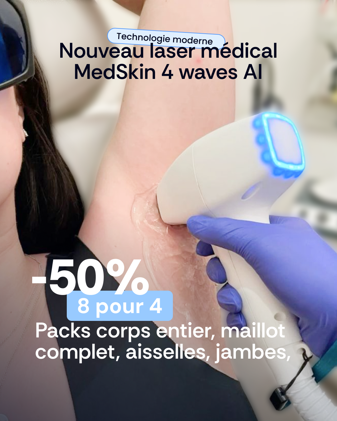 Votre pack d'épilation laser à