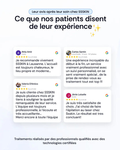 Votre pack d'épilation laser à