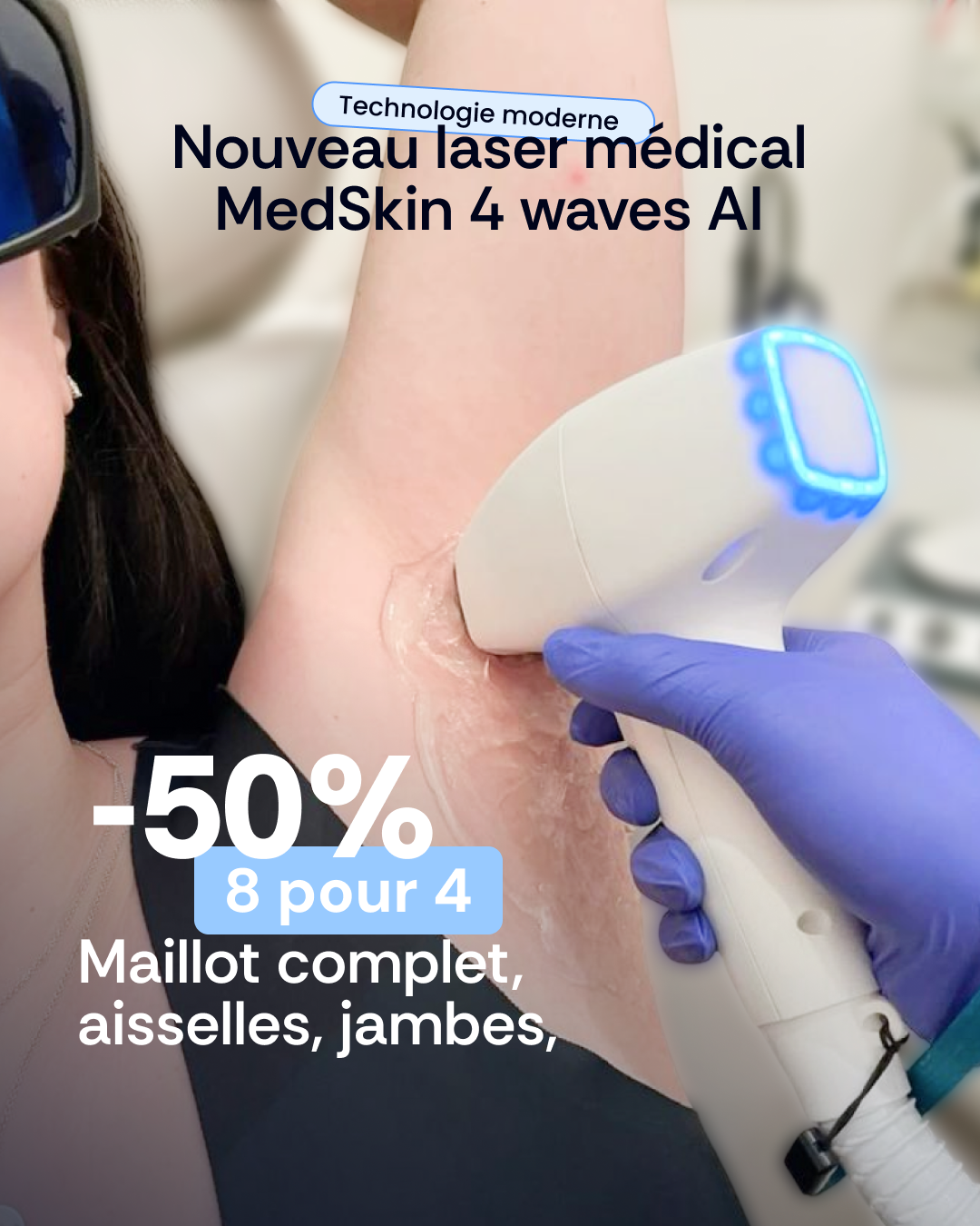 Votre pack d'épilation laser à